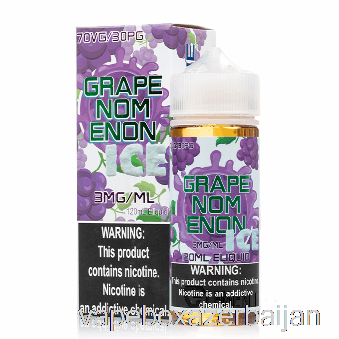 Vape Box Azerbaijan ICE Grapenomenon - Nomenon E-Liquids - 120mL 3mg